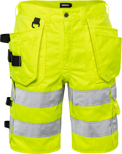 High vis craftsman shorts class 2 2028 plu