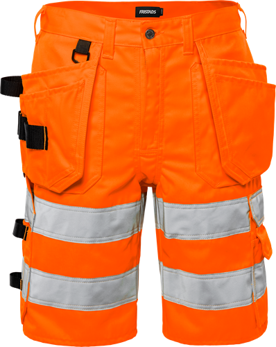 High vis craftsman shorts class 2 2028 plu