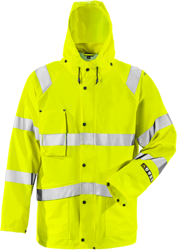 Flame high vis rain jacket class 3 4845 rshf