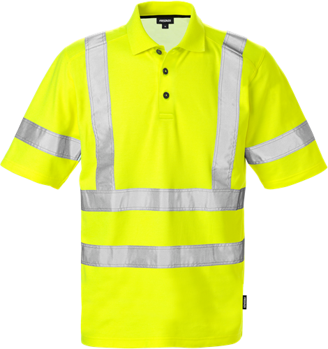 High vis polo shirt class 3 7025 phv