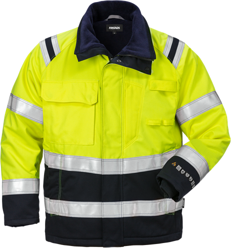 Flamestat high vis winter jacket class 3 4185 aths