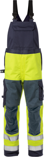 Flame high vis bib'n'brace class 2 1585 flam
