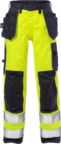 Flame high vis craftsman trousers woman class 2 2589 flam