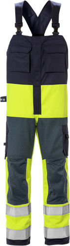 Flame high vis bib'n'brace class 2 1584 flam