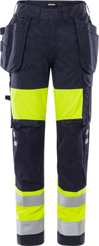 Flamestat high vis craftsman trousers woman class 1 2777 aths