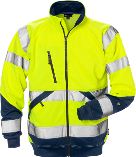 High vis sweatshirt jacket class 3 7426 shv