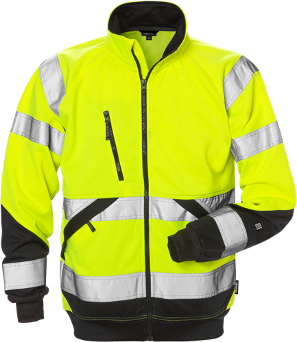 High vis sweatshirt jacket class 3 7426 shv