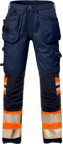 High vis craftsman stretch trousers class 1 2706 plu