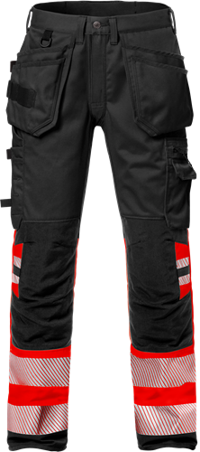 High vis craftsman stretch trousers class 1 2706 plu