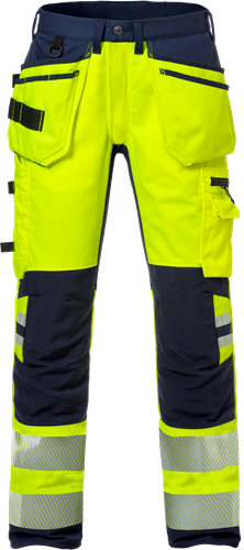 High vis craftsman stretch trousers class 2 2707 plu