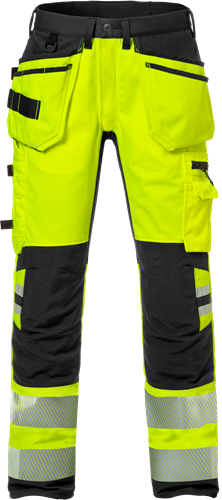 High vis craftsman stretch trousers class 2 2707 plu