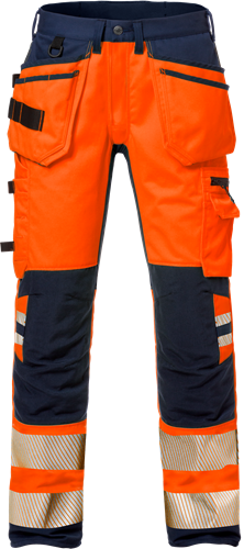 High vis craftsman stretch trousers class 2 2707 plu