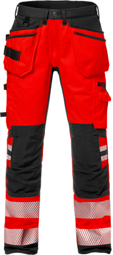 High vis craftsman stretch trousers class 2 2707 plu