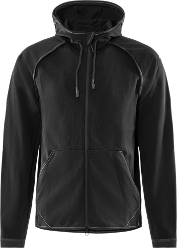 Hooded sweatshirt jacket 7462 df