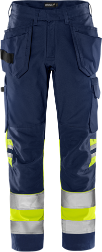 High vis green craftsman trousers class 1 2640 gplu