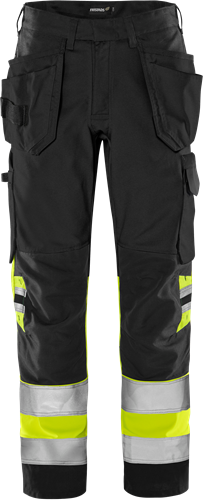 High vis green craftsman trousers class 1 2640 gplu