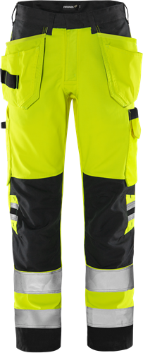 High vis green craftsman trousers class 2 2641 gplu