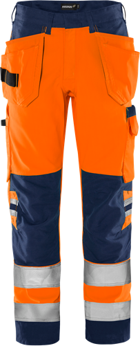 High vis green craftsman trousers class 2 2641 gplu