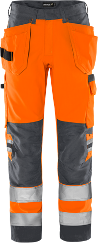 High vis green craftsman trousers class 2 2641 gplu
