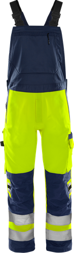 High vis green bib'n'brace class 2 1030 gplu