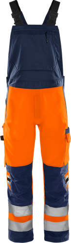 High vis green bib'n'brace class 2 1030 gplu