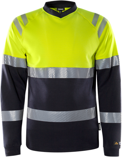 Flamestat high vis long sleeve t-shirt class 1 7107 tfl
