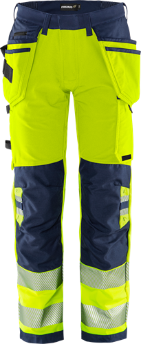 High vis green craftsman stretch trousers class 2 2644 gstp
