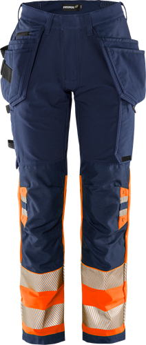 High vis green craftsman stretch trousers woman class 1 2663 gstp