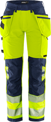 High vis green craftsman stretch trousers woman class 2 2664 gstp