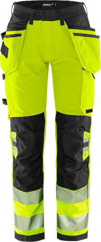 High vis green craftsman stretch trousers woman class 2 2664 gstp