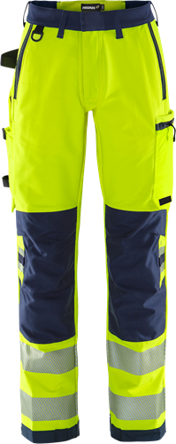 High vis green stretch trousers woman class 2 2665 gstp