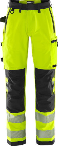 High vis green stretch trousers woman class 2 2665 gstp