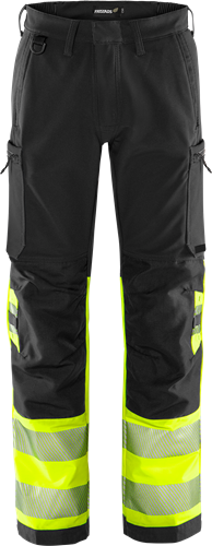 High vis green stretch trousers class 1 2647 gstp