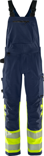 High vis Green stretch bib’n’brace class 1 1032 GSTP