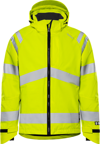 High vis green stretch shell jacket class 3 4680 glps