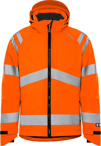 High vis green stretch shell jacket class 3 4680 glps