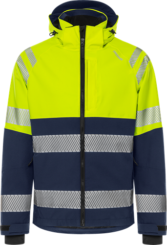 High vis green stretch shell jacket class 1 4690 gls