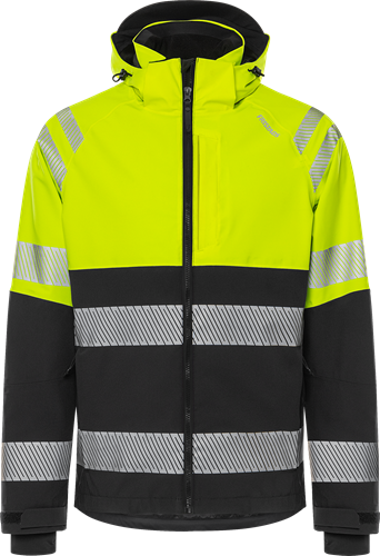 High vis green stretch shell jacket class 1 4690 gls