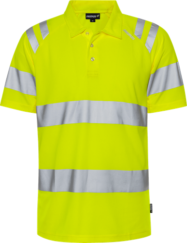 High vis green polo shirt class 3 7861 gpst