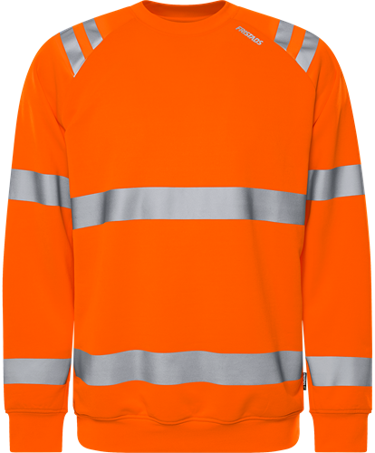 High vis green sweatshirt class 3 7862 gpsw