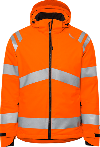 High vis green stretch winter jacket class 3 4682 glps