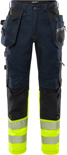 High vis craftsman stretch trousers class 1 2906 gwm