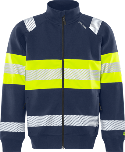 High vis stretch sweatshirt jacket class 1 7531 gkc