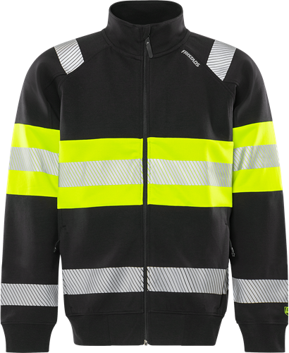 High vis stretch sweatshirt jacket class 1 7531 gkc