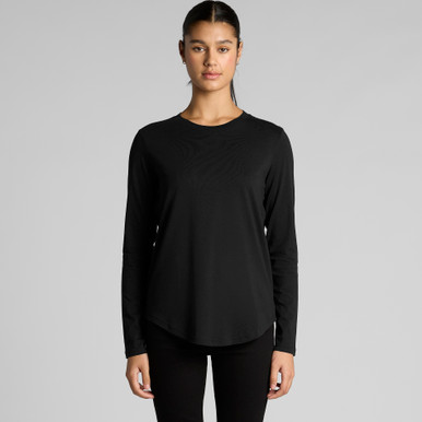 Wo's maple curve l/s tee | 4021