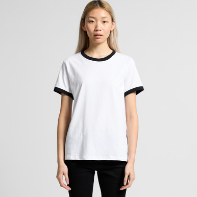 Wo's maple ringer tee | 4053