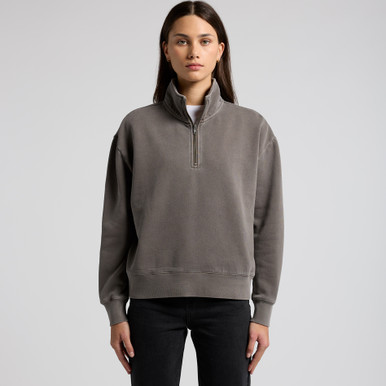 Wo's relax faded half zip | 4167