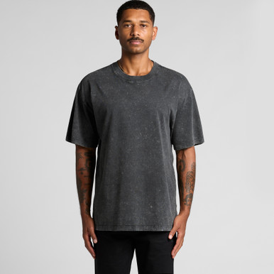 Stone wash heavy tee | 5085