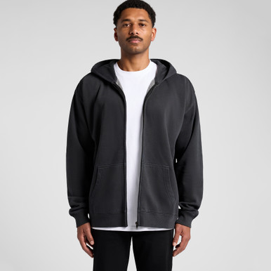 Relax faded zip hood | 5170