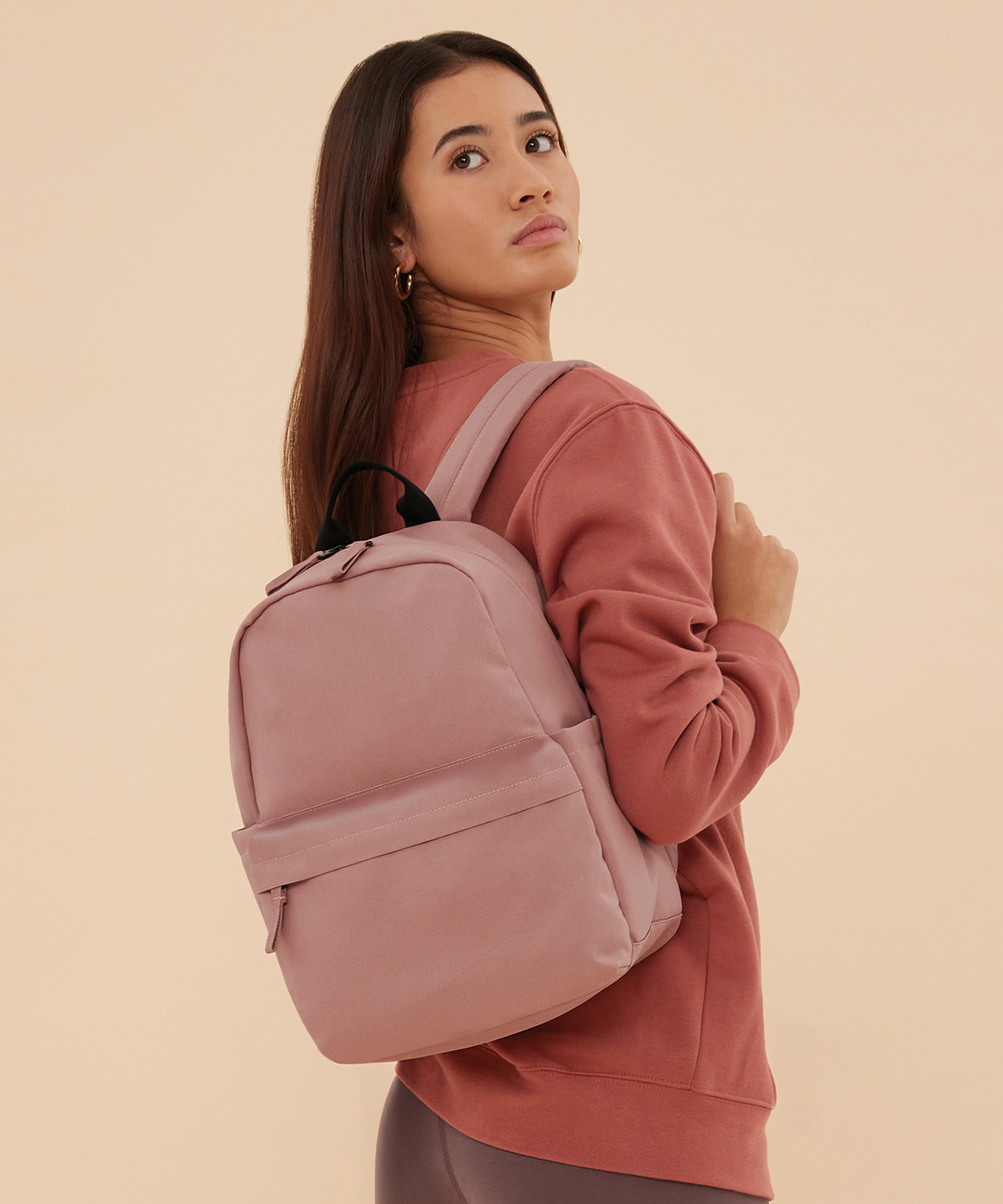 Premium recycled mini backpack